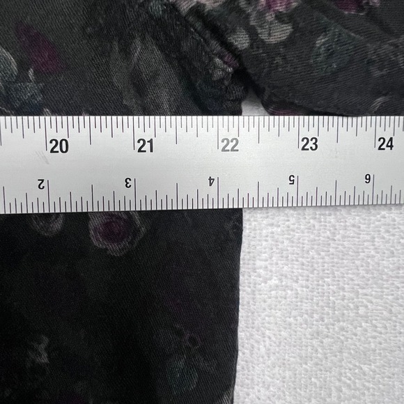 Rock & Republic Floral Button Down Shirt Womens XL Long Sleeve Top Blouse - Picture 9 of 12